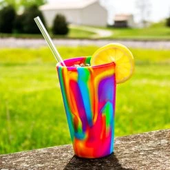 New 🎁 Bars 16 Ounce - Silicone Pint Glass - (Color Options) 🧨 -BARS Sales Store silicone pint glass hippiehopscene1 800x