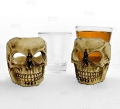 Buy 🧨 Bars BarConic® Shot Glass W/ Ceramic Skull Base - 2 Ounce 🤩