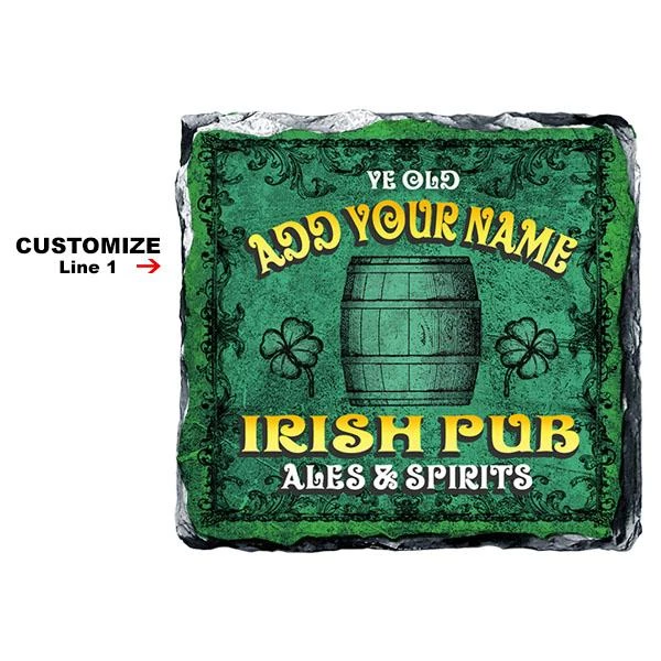 Deals ๐ฅ Bars Irish Pub CUSTOMIZABLE Rock Slate Coaster โค๏ธ 2 Deals ๐ฅ Bars Irish Pub CUSTOMIZABLE Rock Slate Coaster โค๏ธ - Image 2