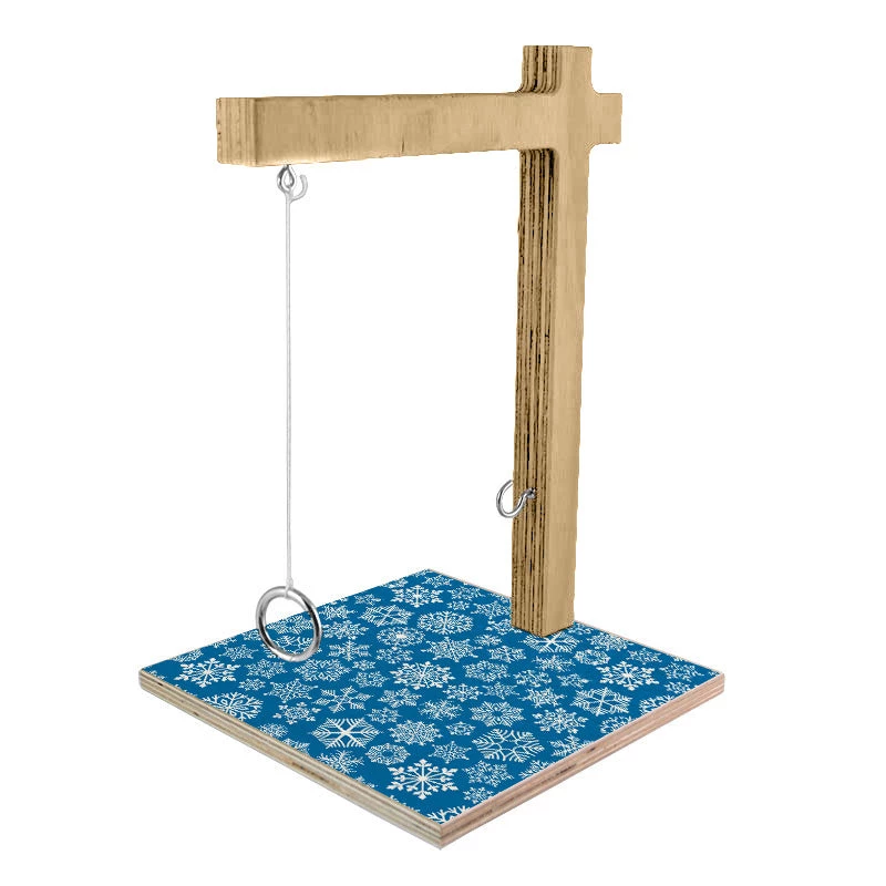 Budget ๐คฉ Bars Small Tabletop Ring Toss Game - Snowflakes ๐ 3 Budget ๐คฉ Bars Small Tabletop Ring Toss Game - Snowflakes ๐ - Image 3