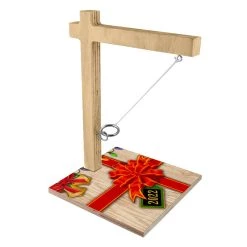 Flash Sale 🧨 Bars Small Tabletop Ring Toss Game - Holiday Present ⌛