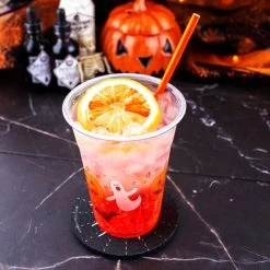 Discount 🎉 Bars Soft Plastic Cups - 16 Ounce - 🧛 Halloween 20 Ct. 👏 -BARS Sales Store soft cup halloween scene 800x