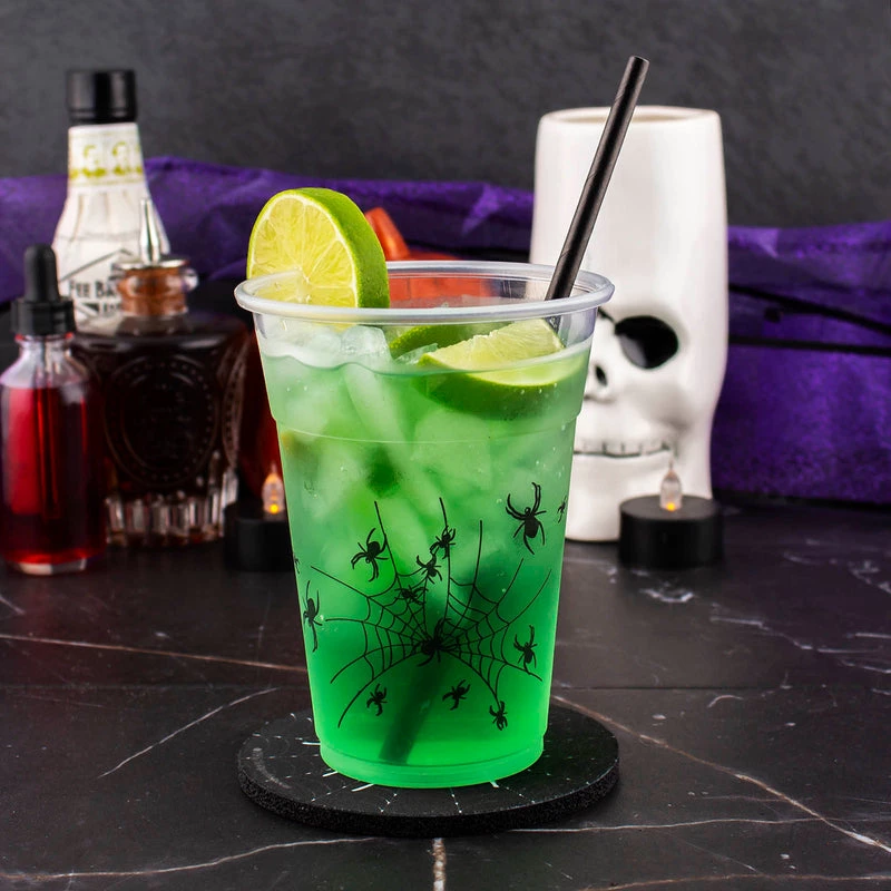 Outlet โ๏ธ Bars Soft Plastic Cups - 16 Ounce - Spiders 20 Ct. ๐ 2 Outlet โ๏ธ Bars Soft Plastic Cups - 16 Ounce - Spiders 20 Ct. ๐ - Image 2
