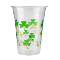 Discount ๐ฏ Bars 16 Ounce Soft Plastic Cups - St. Patrick's - 20 Ct. โ