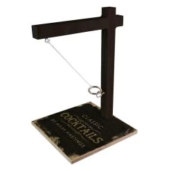 Coupon 🔥 Bars CUSTOMIZABLE Large Tabletop Ring Toss Game - Classic Cocktails ⌛