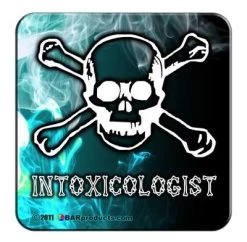 Discount 🔥 Bars Cork Bottom Coaster - Intoxicologist Series ⭐ 10 Discount 🔥 Bars Cork Bottom Coaster - Intoxicologist Series ⭐ -BARS Sales Store teal intox sq coaster bs 800x