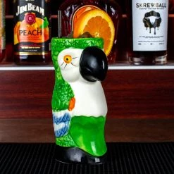 Best Sale ❤️ Bars Tiki Drinkware - Macaw - 16 Ounce - BarConic® 👏 -BARS Sales Store tiki macaw scene1 800x
