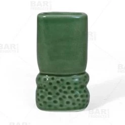 Best Sale ✨ Bars BarConic® Ceramic Tiki Shots 😍 -BARS Sales Store tiki man shot glass green back bpc 800x