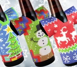 Budget 😉 Bars T-Shirt Bottle Cooler- Ugly Xmas Sweater ⌛