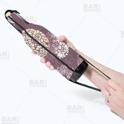 Deals 💯 Bars Wine Bottle Cooler With Strap - Elegant Floral - ADD YOUR NAME 😀 -BARS Sales Store wine bottle coozie how to 2 1 1 800x