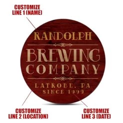 Top 10 🛒 Bars Customizable Wooden Coasters - Brewing Company - Round - Set Of 4 🥰 6 Top 10 🛒 Bars Customizable Wooden Coasters - Brewing Company - Round - Set Of 4 🥰 -BARS Sales Store wood coasters custom main shot tavern customize add your name 1 800x