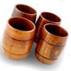 Outlet 🎁 Bars Barrel Wood Shots - Set Of 4 - 2 Ounce ❤️