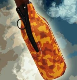 Best Pirce ✨ Bars Zipper Style Bottle Cooler - Camo Blaze 🌟