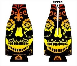BARS Sales Store -BARS Sales Store zipper coozie pretty skull layout 800x