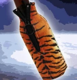 Outlet π Bars Zipper Style Bottle Cooler - Tiger π