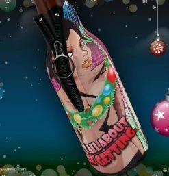 Best Sale 🔔 Bars Zipper Bottle Coolers - Xmas Stripper 🥰